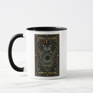 Cosmic Oracle Owl • Mystical Celestial Mug