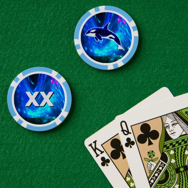 Cosmic Orca Poker Chips (Poker Table (Double))