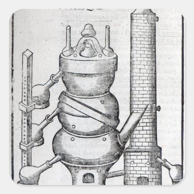 Cosmic Oven Square Sticker (Front)