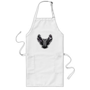 Cosmic Owl Majesty Long Apron