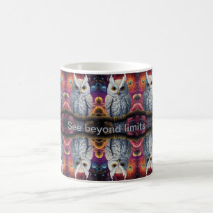 Cosmic Owl of Wisdom Coffee Mug