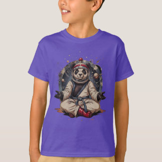 Cosmic Panda: Chill Before Combat T-Shirt