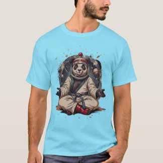 Cosmic Panda: Chill Before Combat T-Shirt
