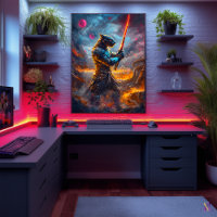 Cosmic Panther Samurai – Celestial Blade Master