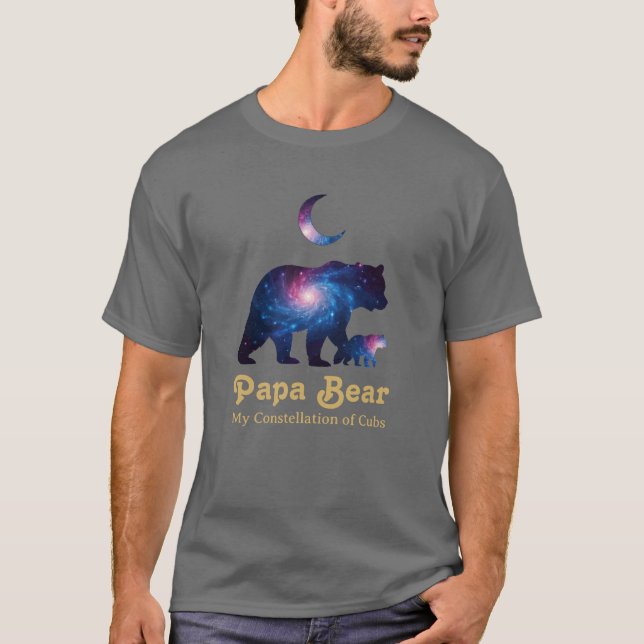 Cosmic Papa Bear & Cub T-Shirt (Front)