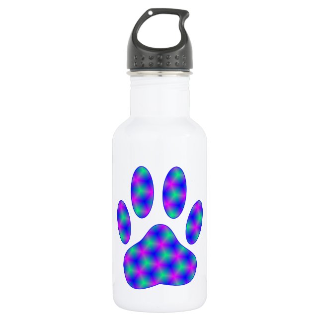 Cosmic Paw Print 532 Ml Water Bottle (Front)