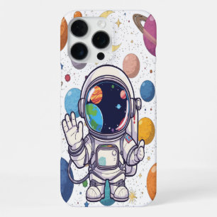 Cosmic Phone Case Space Themed Planets Rockets