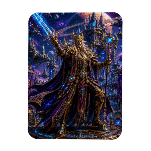 Cosmic Pirate King — Epic Final Character Magnet (Vertical)