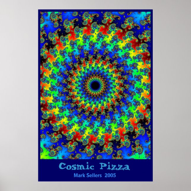 Cosmic Pizza Poster (Front)