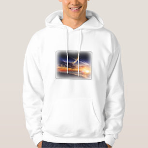 Cosmic Planet Horizon Adult Pullover Hoodie