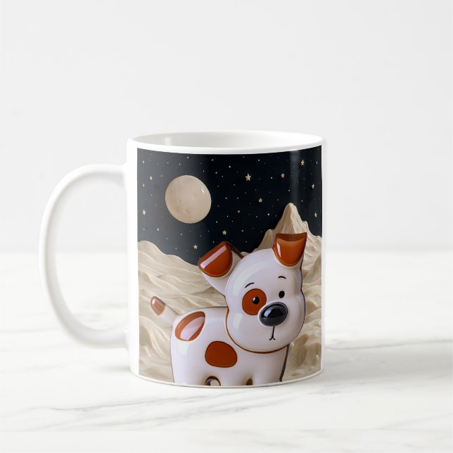 Cosmic Puppy Coffee Mug (Left)