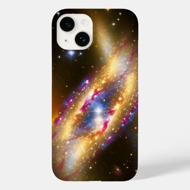Cosmic Purple Blue Big Bang Exploding Wow Galactic Case-Mate iPhone Case (Back)