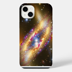 Cosmic Purple Blue Big Bang Star Gazing Galactic iPhone 14 Plus Case