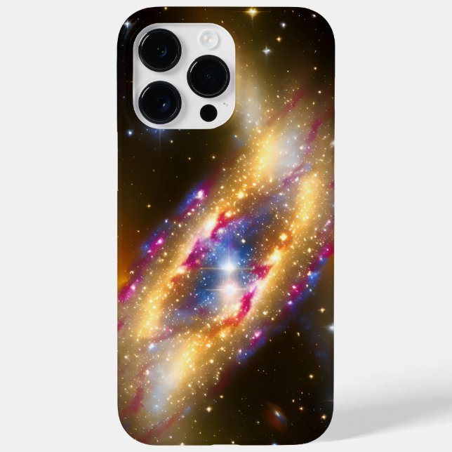 Cosmic Purple Blue star explodes night galactic Case-Mate iPhone Case (Back)