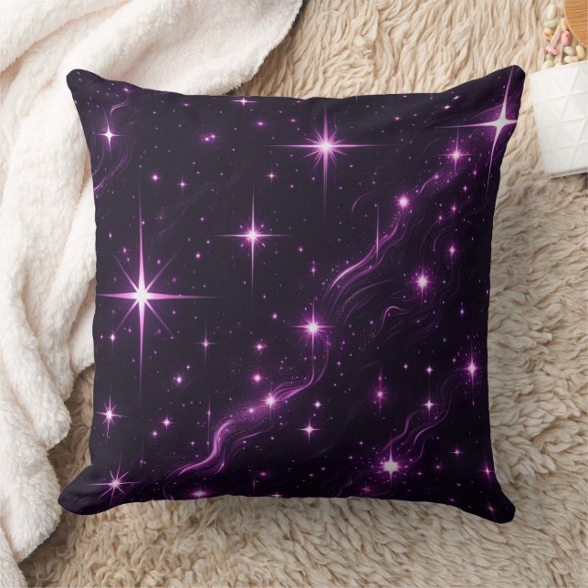 Cosmic Purple Twilight Cushion (Blanket)