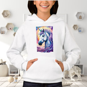 Cosmic Purple Unicorn Hoodie
