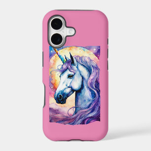 Cosmic Purple Unicorn iPhone / iPad case