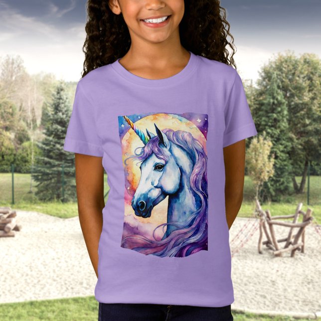 Cosmic Purple Unicorn T-Shirt (Creator Uploaded)