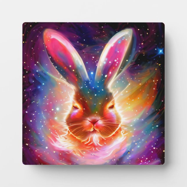 Cosmic Rabbit Plaque (Front)