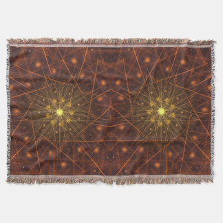 Cosmic Radiance: A Stellar Intersection Throw Blanket