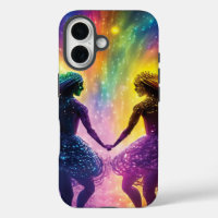 Cosmic Rainbow Lovers Nebula Space Dream Couple