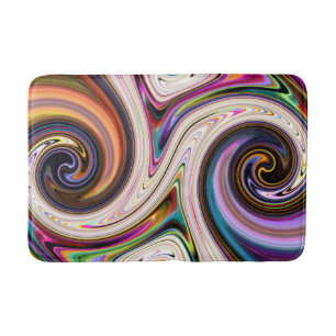 Cosmic Ray 5 Swirl Bath Mat