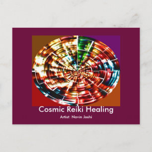 COSMIC REIKI HEALING POSTCARD