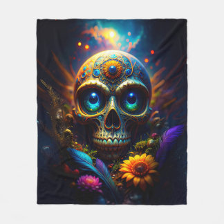Cosmic Requiem 023 Curtain Fleece Blanket