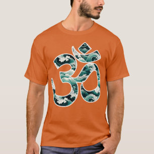 Cosmic Resonance The Mystical Power of Om Kanagawa T-Shirt