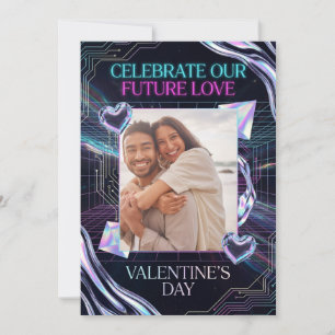 Cosmic Romance Digital Love Valentine's Card