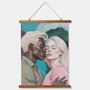 Cosmic Romance Hanging Tapestry