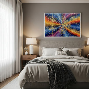 Cosmic Sacred Geometry Canvas Print