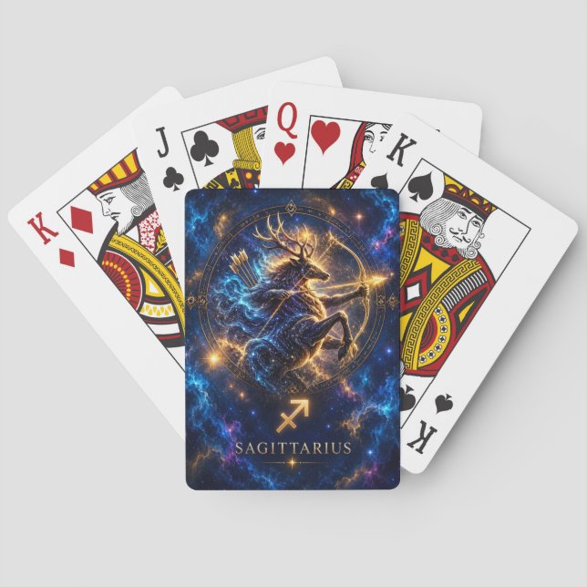 Cosmic Sagittarius Playing Cards (Back)