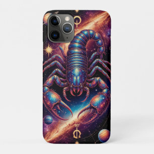Cosmic Scorpion in Vibrant Galactic Space Case-Mate iPhone Case