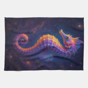Cosmic Seahorse Tea Towel