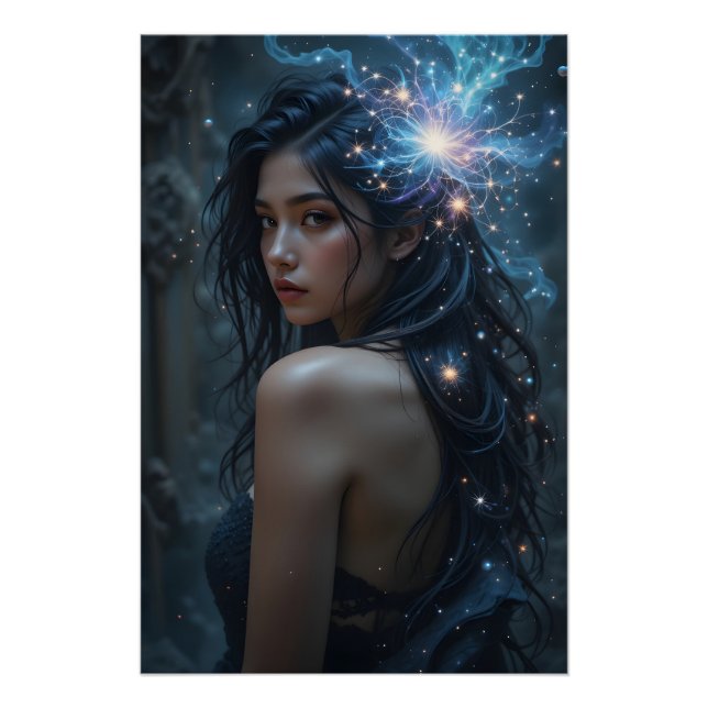 Cosmic Shoulder Gaze Poster (Front)