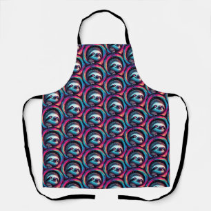 Cosmic Sloth Galaxy Art Apron