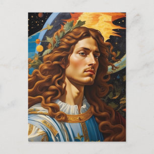 *~* Cosmic Soldier of  God Universe Earth AP50  Postcard