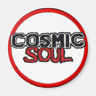 Cosmic Soul - Round Circle Logo Magnet