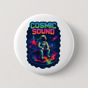 Cosmic Sound 6 Cm Round Badge