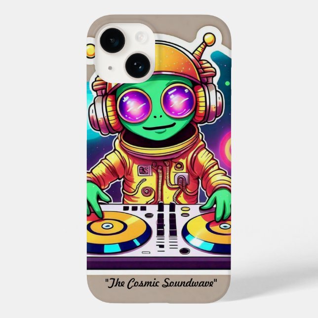 "Cosmic Soundwave Party" Case-Mate iPhone Case (Back)