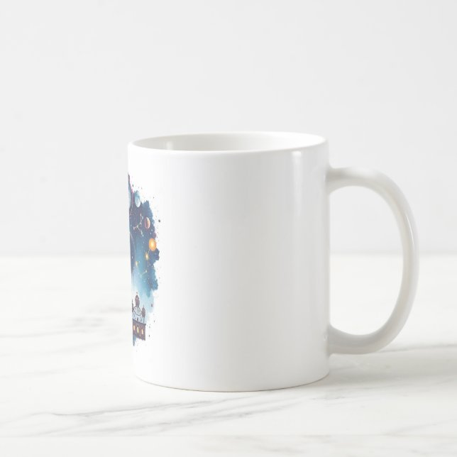 Cosmic Space Ceramic Mug - Explore the Universe (Right)