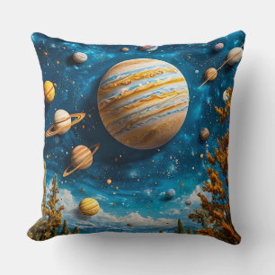 Cosmic Space Decor Cushion for Modern Home