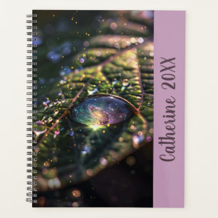 Cosmic Space Elegant Feminine Botanical Nature Planner