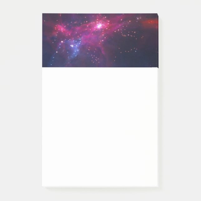 Cosmic Space Stars and Nebula Post-it Notes (Front)