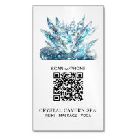 *~* Cosmic Sparkling Magical Blue Crystal QR