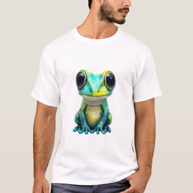 Cosmic Speckled Tree Frog Men T-Shirt (Front)