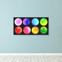 Cosmic Spectrum – Orb Series Landscape Canvas Print