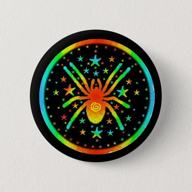 Cosmic Spider Button (Front)