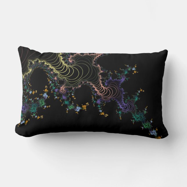Cosmic Star Storm Lumbar Cushion (Front)